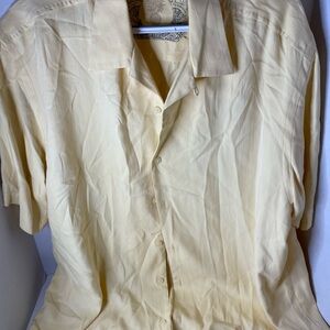 Tommy Bahama Cream Short Sleeve Shirt